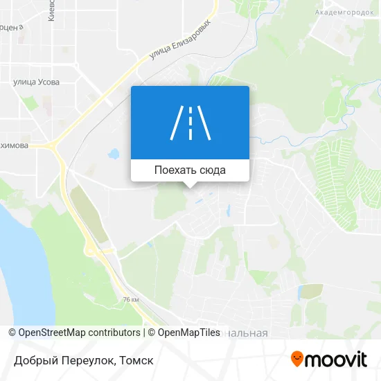Карта Добрый Переулок