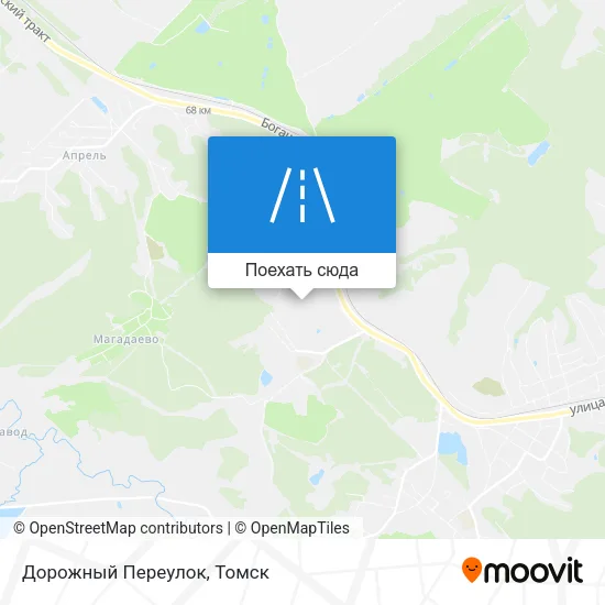 Карта Дорожный Переулок