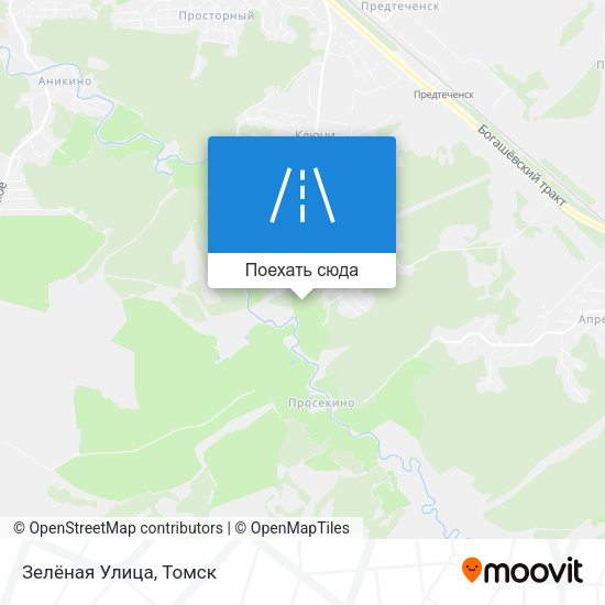 Карта Зелёная Улица