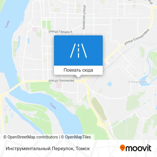 Карта Инструментальный Переулок