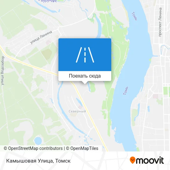 Карта Камышовая Улица