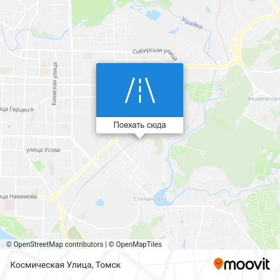 Карта Космическая Улица