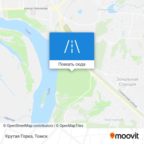 Карта Крутая Горка
