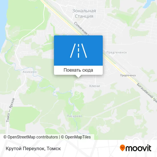 Карта Крутой Переулок