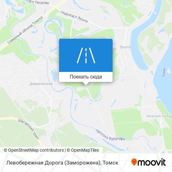 Карта Левобережная Дорога (Заморожена)