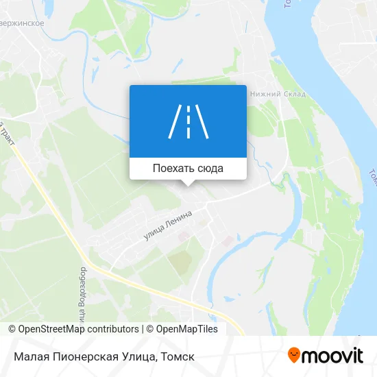 Карта Малая Пионерская Улица