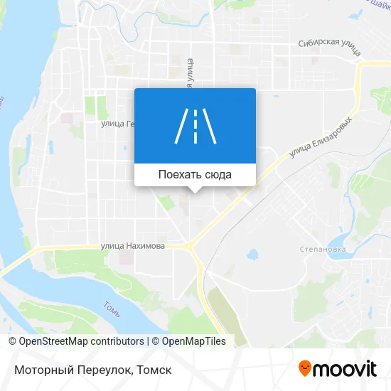 Карта Моторный Переулок