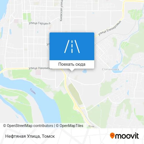 Карта Нефтяная Улица