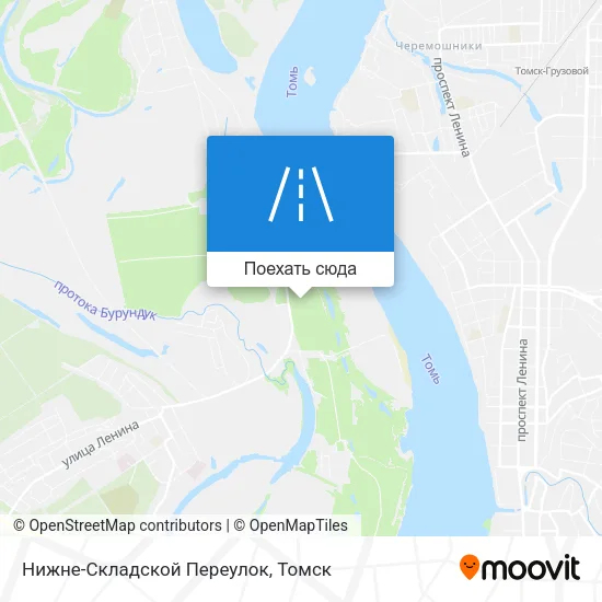 Карта Нижне-Складской Переулок