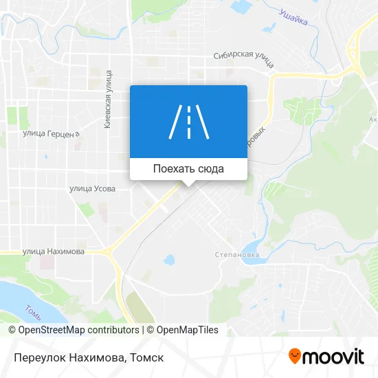 Карта Переулок Нахимова