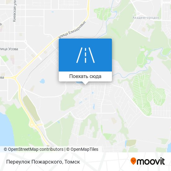 Карта Переулок Пожарского