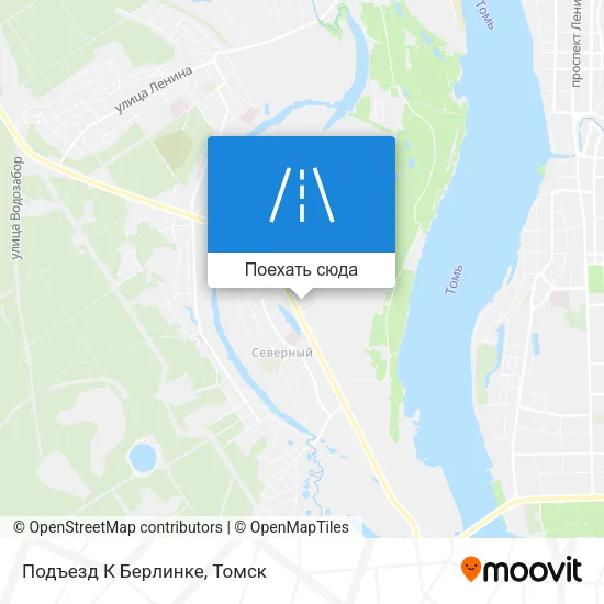 Карта Подъезд К Берлинке