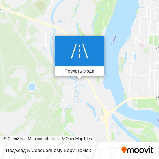 Карта Подъезд К Серебряному Бору