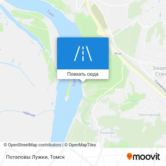 Карта Потаповы Лужки