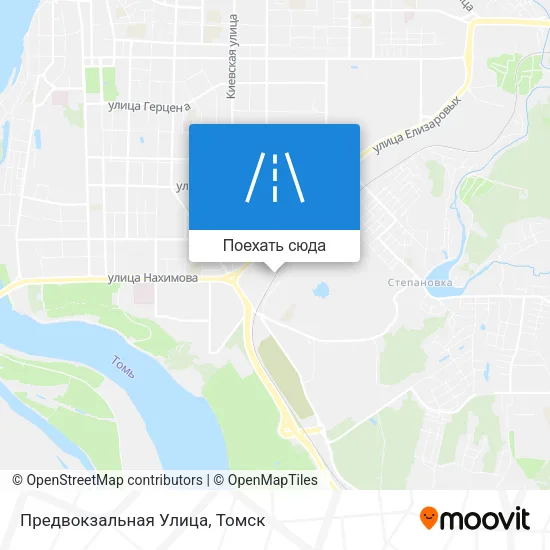 Карта Предвокзальная Улица
