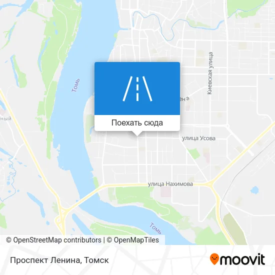 Карта Проспект Ленина