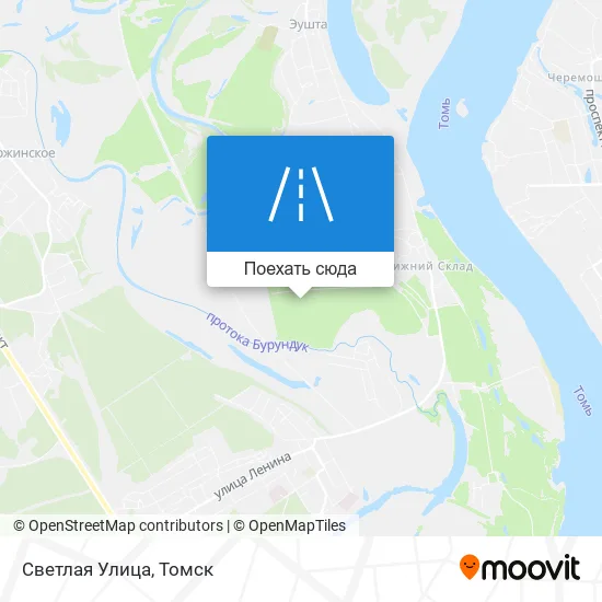 Карта Светлая Улица