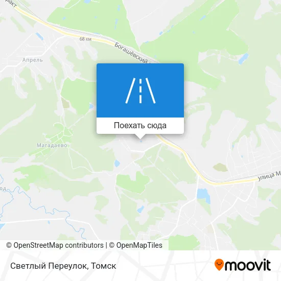 Карта Светлый Переулок