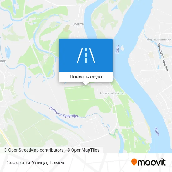 Карта Северная Улица