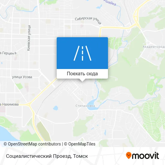 Карта Социалистический Проезд