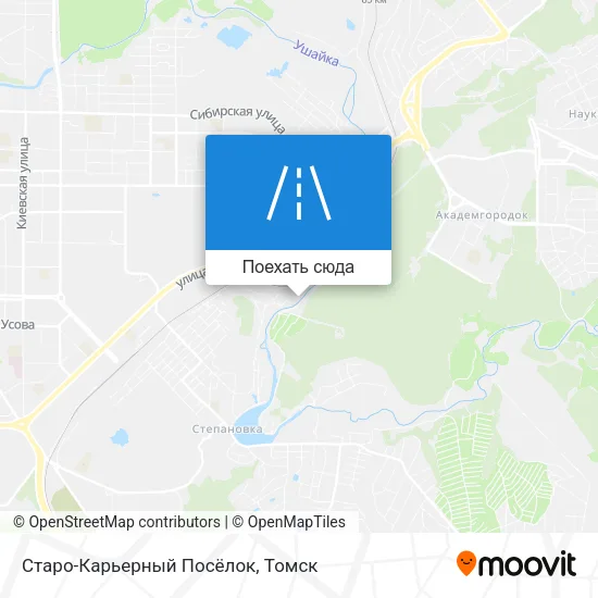 Карта Старо-Карьерный Посёлок