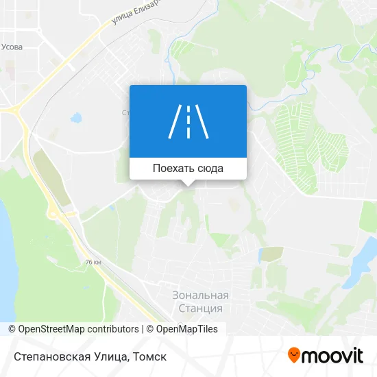 Карта Степановская Улица