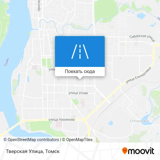 Карта Тверская Улица