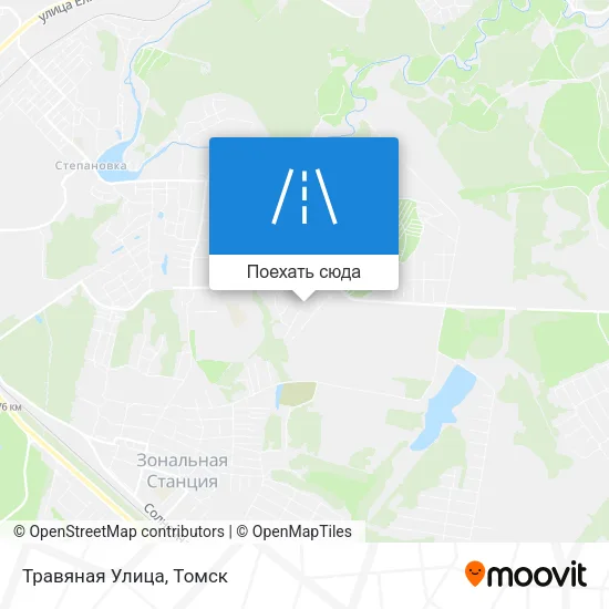 Карта Травяная Улица
