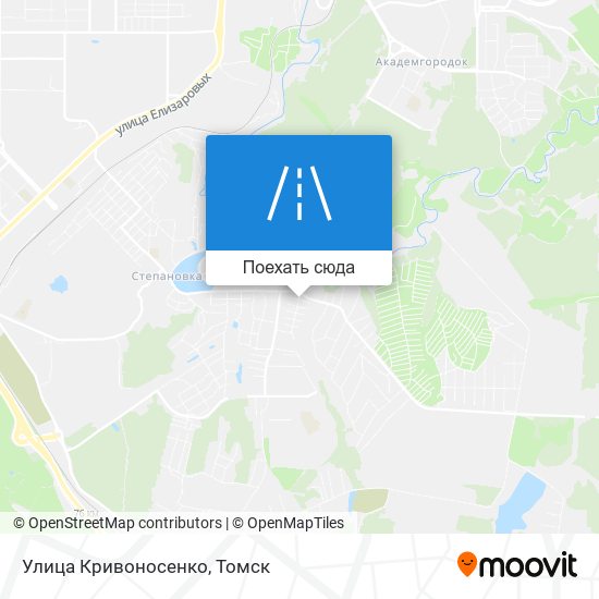 Карта Улица Кривоносенко