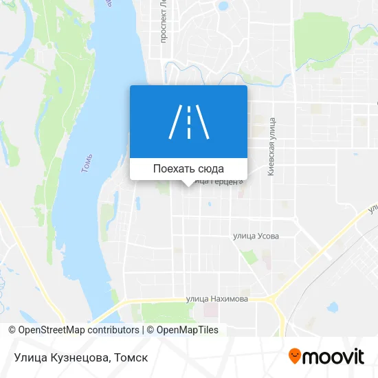 Карта Улица Кузнецова