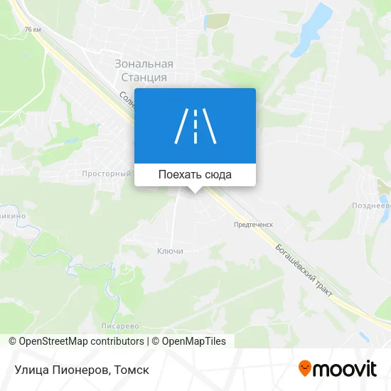 Карта Улица Пионеров