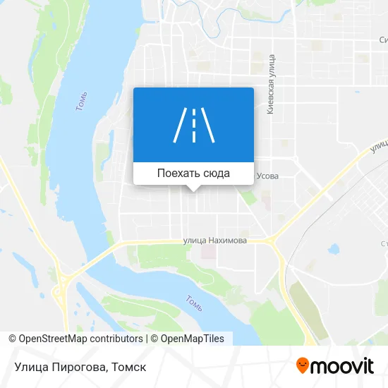 Карта Улица Пирогова