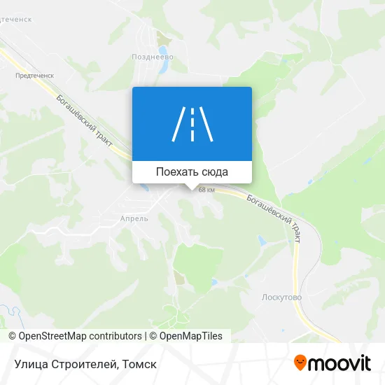 Карта Улица Строителей