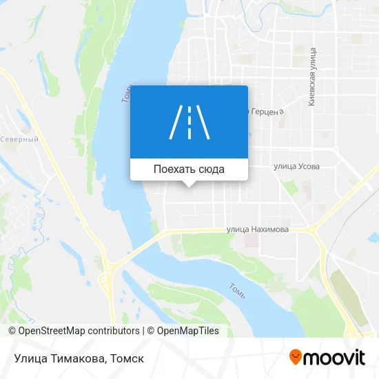 Карта Улица Тимакова