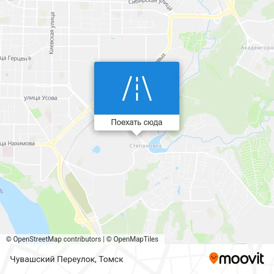 Карта Чувашский Переулок