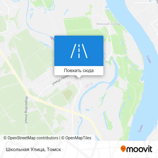 Карта Школьная Улица