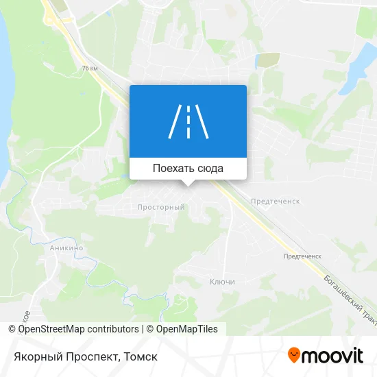 Карта Якорный Проспект