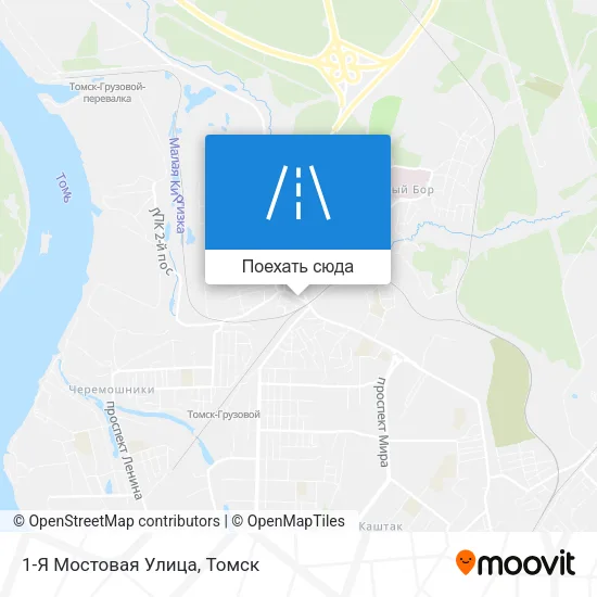 Карта 1-Я Мостовая Улица