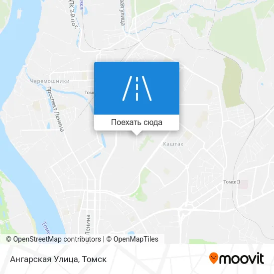 Карта Ангарская Улица