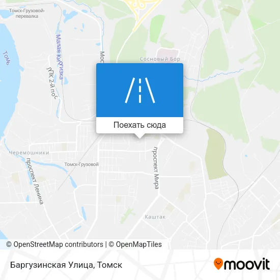 Карта Баргузинская Улица