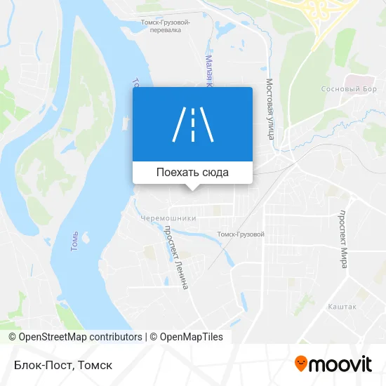 Карта Блок-Пост