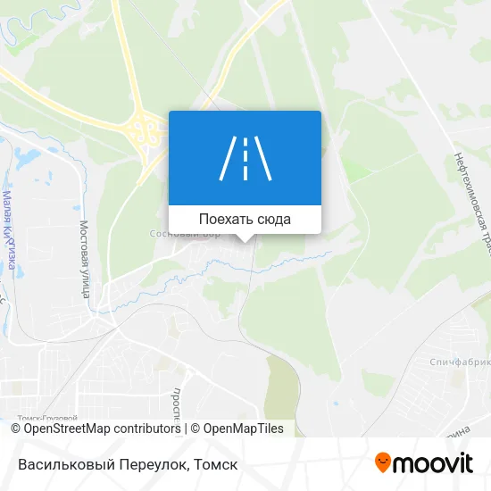 Карта Васильковый Переулок