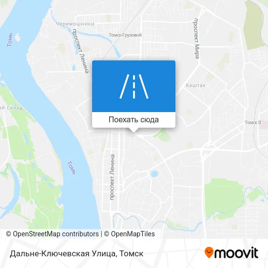 Карта Дальне-Ключевская Улица