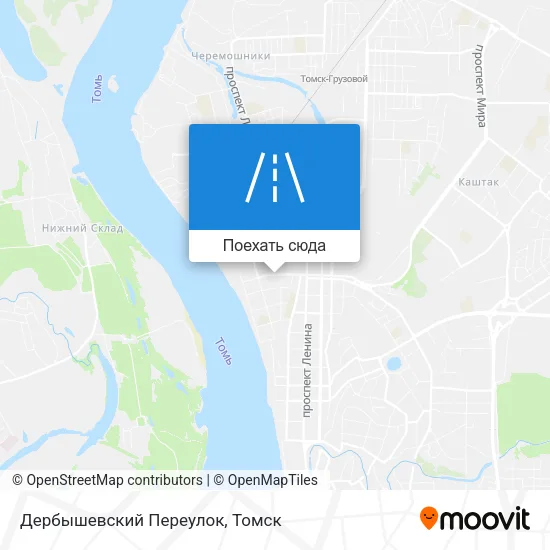 Карта Дербышевский Переулок