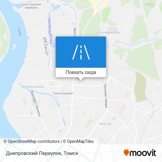 Карта Днепровский Переулок