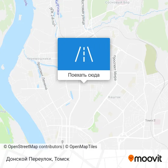 Карта Донской Переулок