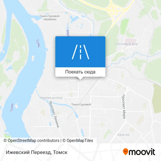 Карта Ижевский Переезд