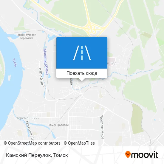 Карта Камский Переулок