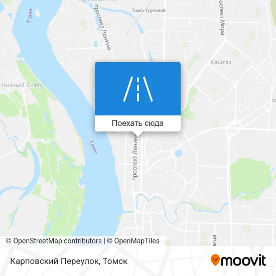 Карта Карповский Переулок