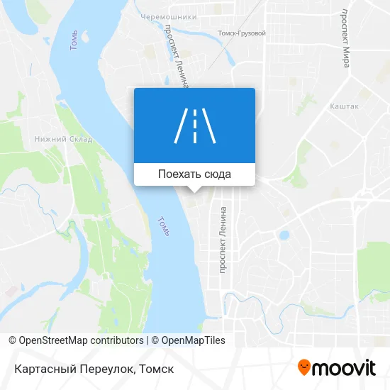 Карта Картасный Переулок